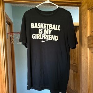nike “basketball is my girlfriend” tee